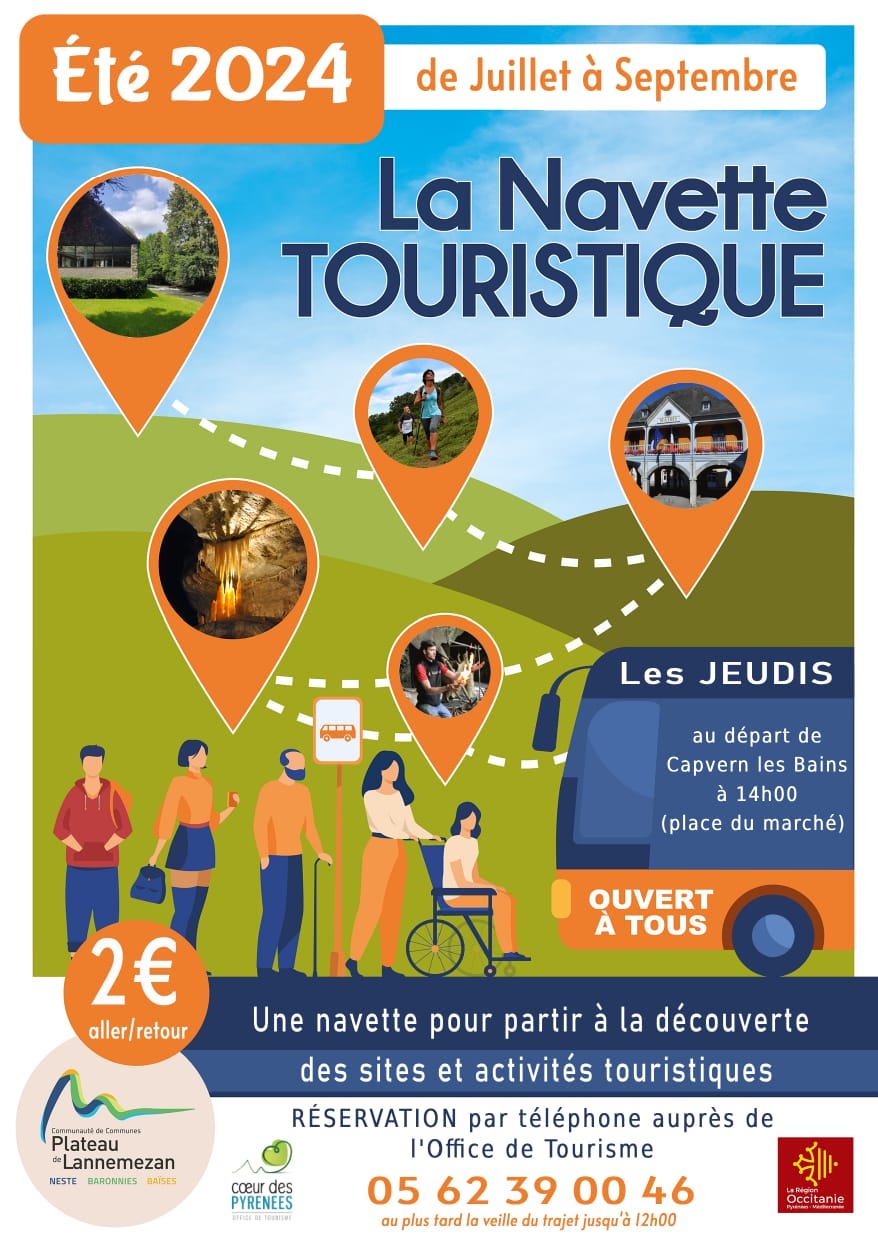 Affiche navette touristique 2024